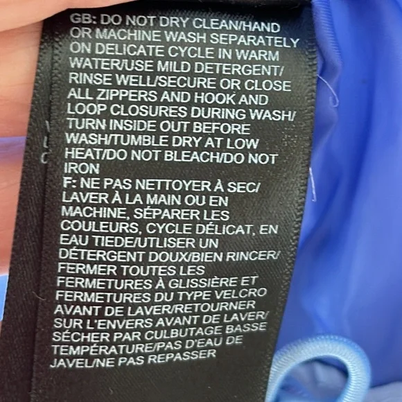 💙 THE NORTH-FACE WOMENS DRY VENT X-SMALL RAIN JACKET “BEAUTIFUL PERWINKLE/BLUE” - Picture 11 of 16
